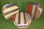 Bowl #474 - Crazy Eclectic Crisscross Segmented Bowl Blank ~ 6 x 3 ~ $39.99